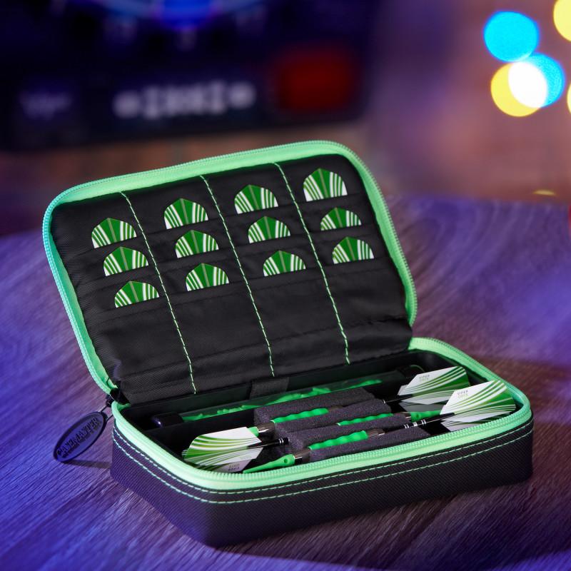 Casemaster Plazma Dart Case Black with Green Trim - Image 7