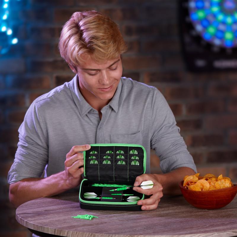 Casemaster Plazma Dart Case Black with Green Trim - Image 8