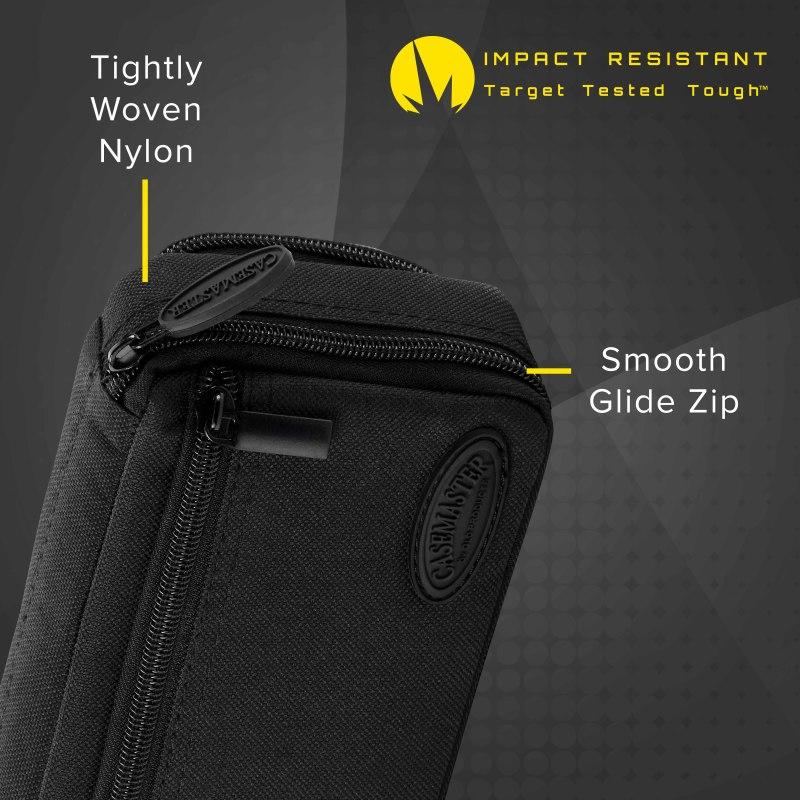 Casemaster Plazma Plus Dart Case with Black Zipper and Phone Pocket - Image 4
