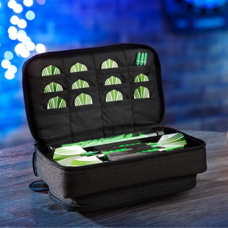Casemaster Plazma Plus Dart Case with Black Zipper and Phone Pocket - Image 8