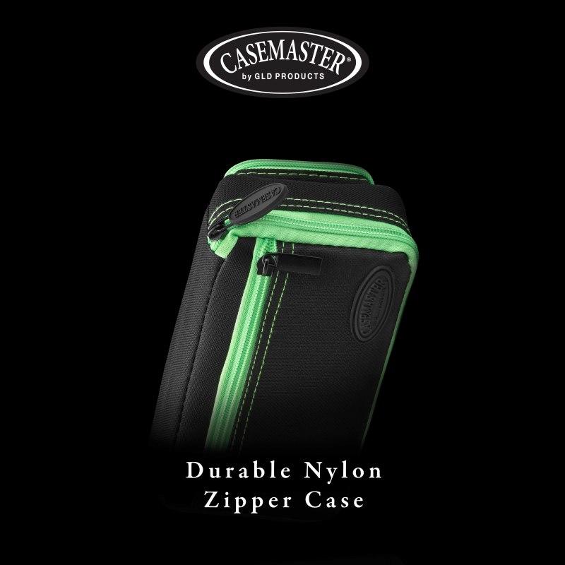 Casemaster Plazma Plus Dart Case Black with Green Trim and Phone Pocket - Image 5