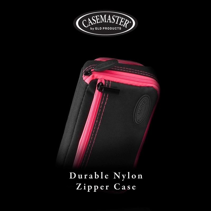 Casemaster Plazma Plus Dart Case Black with Pink Trim and Phone Pocket - Image 5