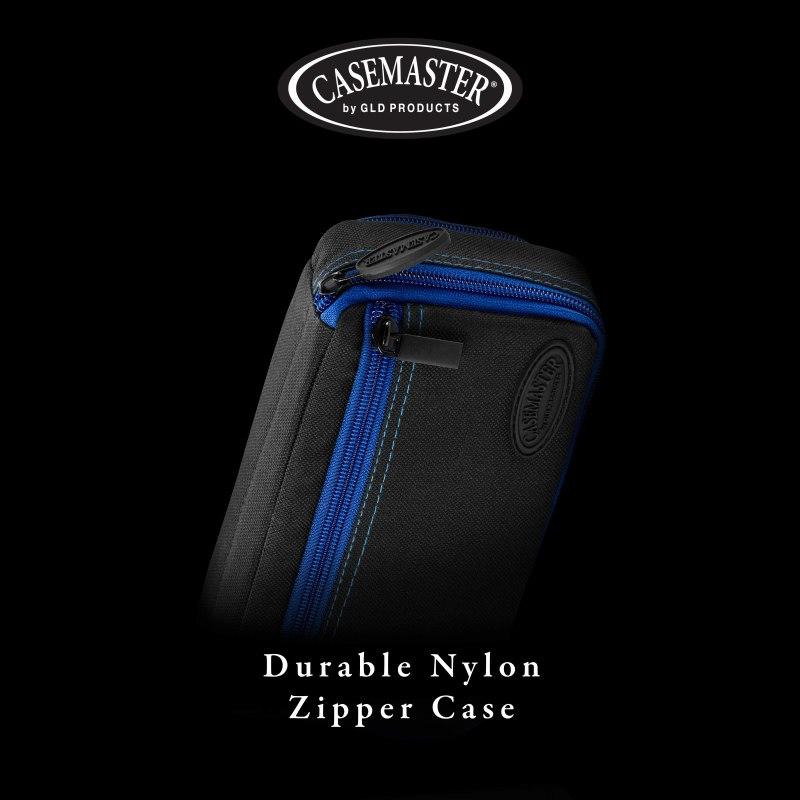 Casemaster Plazma Plus Dart Case Black with Sapphire Zipper and Phone Pocket - Image 5