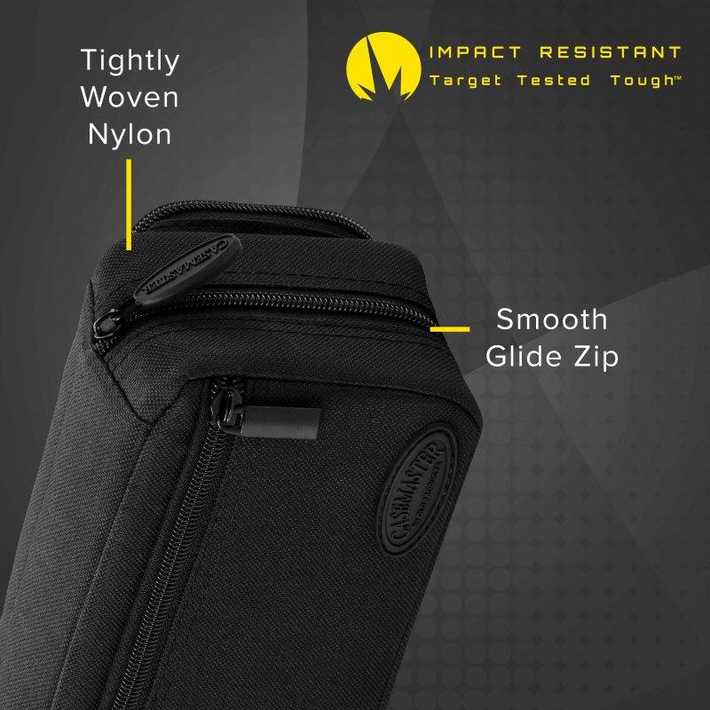 Casemaster Plazma Pro Dart Case with Black Zipper and Phone Pocket - Image 4