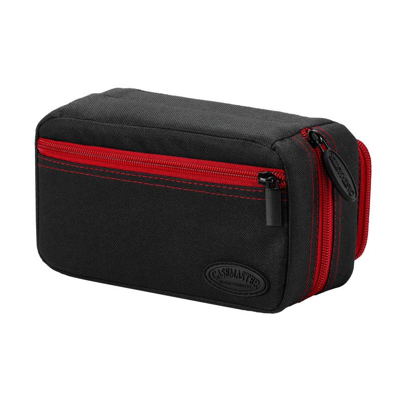 Casemaster Plazma Pro Dart Case Black with Ruby Zipper and Phone Pocket - Image 11