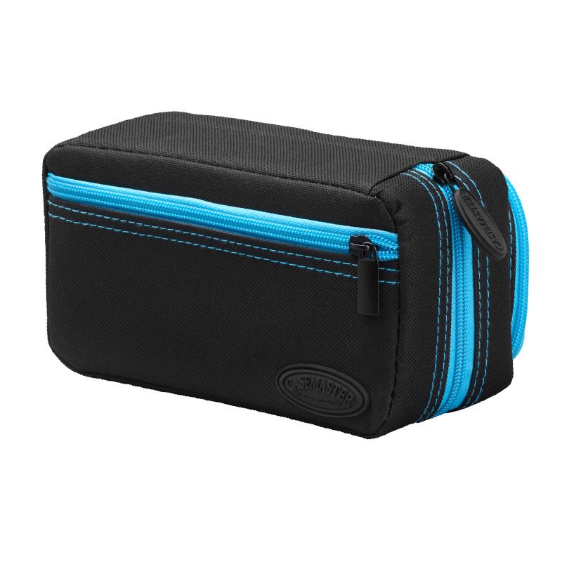 Casemaster Plazma Pro Dart Case Black with Blue Trim and Phone Pocket - Image 11