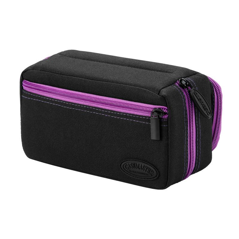 Casemaster Plazma Pro Dart Case Black with Amethyst Zipper and Phone Pocket - Image 11