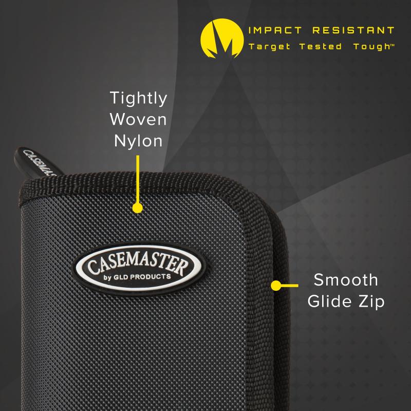 Casemaster Deluxe Black Nylon Dart Case - Image 4