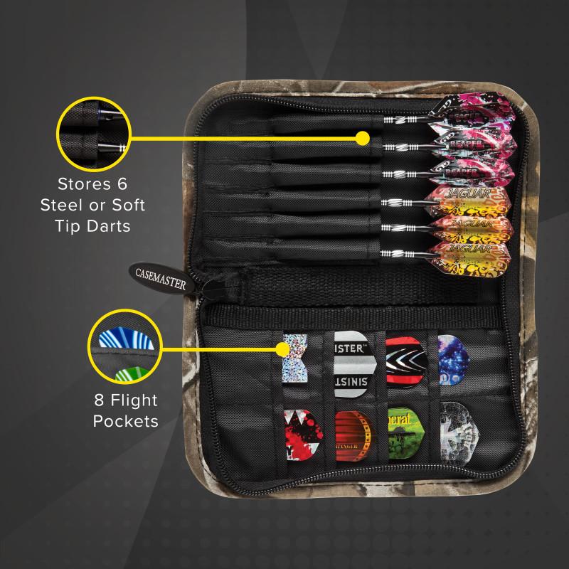 Casemaster Realtree Hardwoods Deluxe Camouflage Dart Case - Image 3