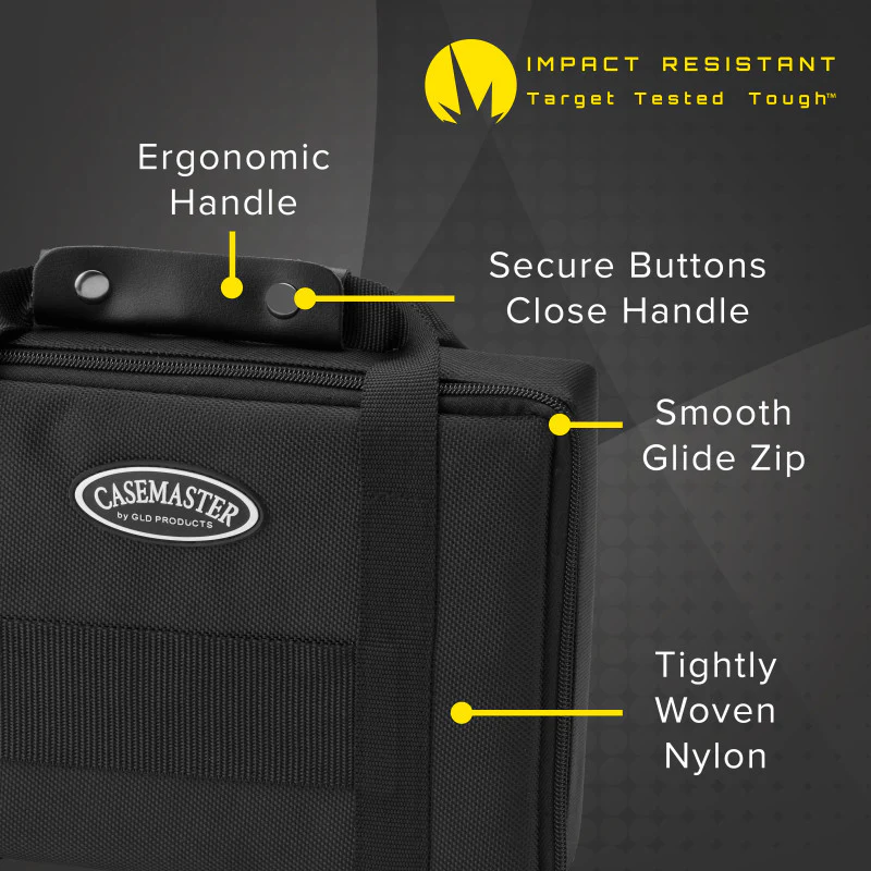 Casemaster Classic Black Nylon Dart Case - Image 4