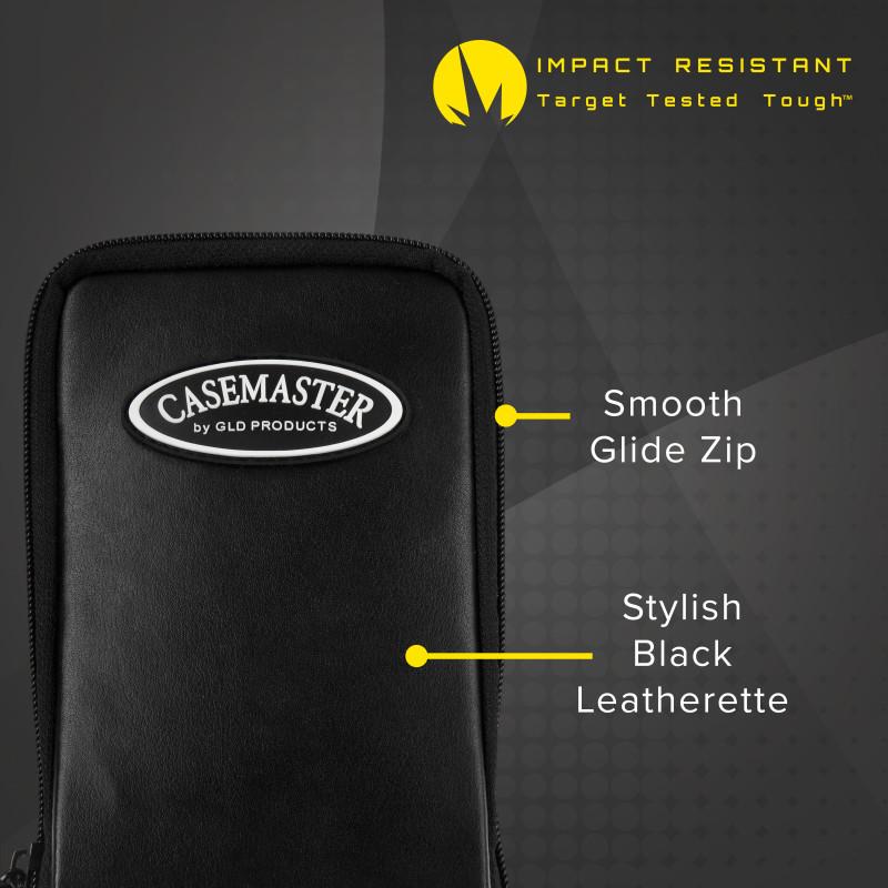 Casemaster Mini Pro Leatherette Dart Case Black - Image 4