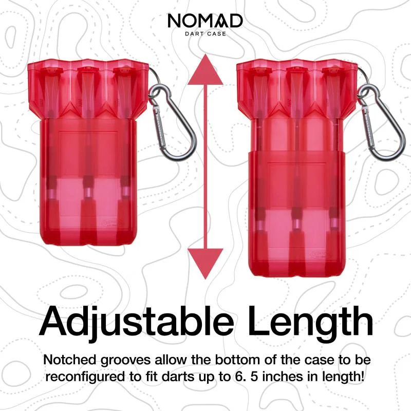 Casemaster Nomad Adjustable Dart Case Red - Image 4