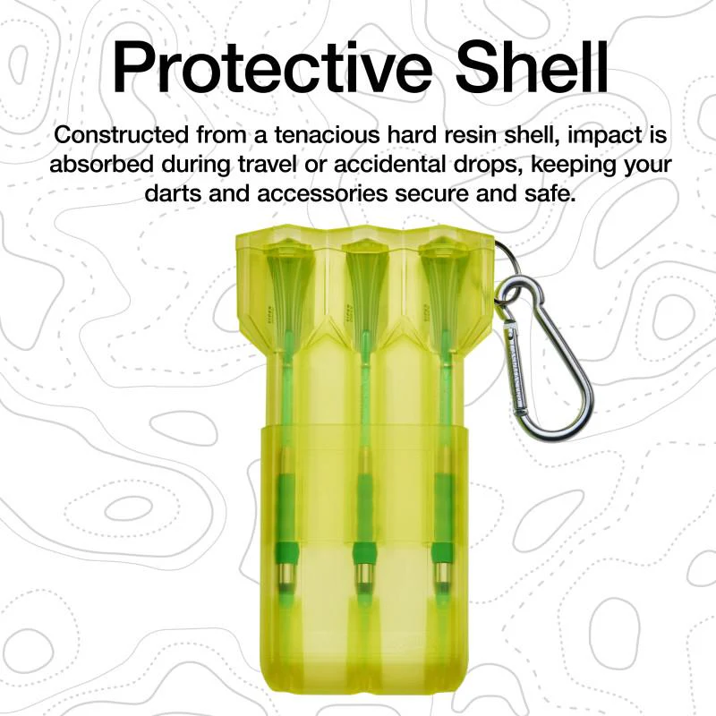 Casemaster Nomad Adjustable Dart Case Neon Yellow - Image 7