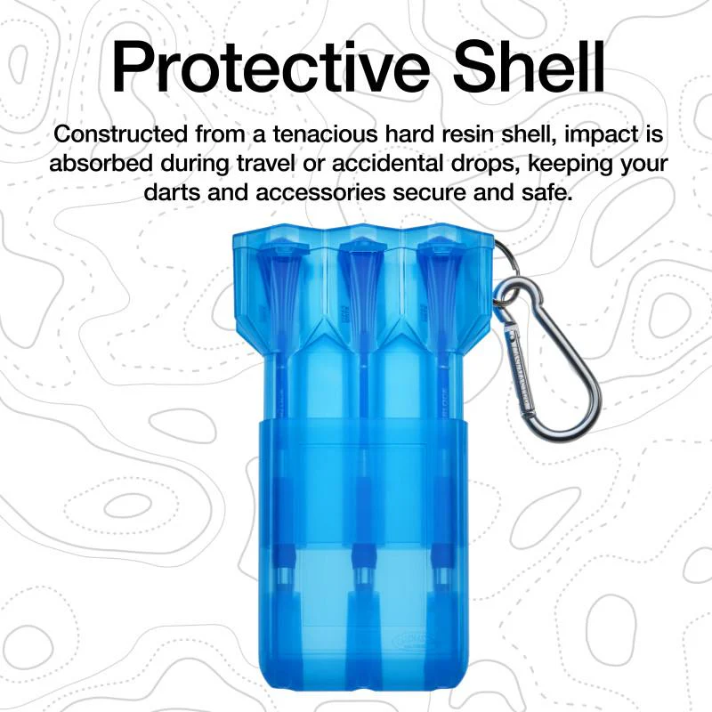 Casemaster Nomad Adjustable Dart Case Neon Blue - Image 7