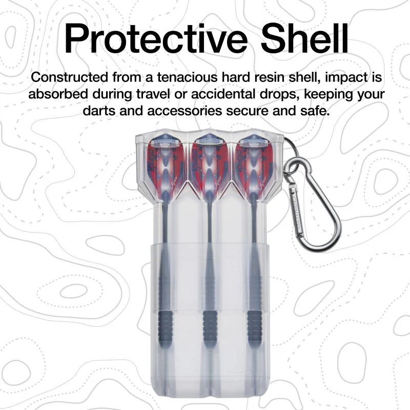 Casemaster Nomad Adjustable Dart Case Clear - Image 7