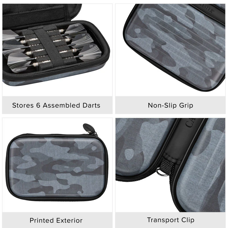 Casemaster Sentinel Dart Case Black Camo Art Series - Image 3