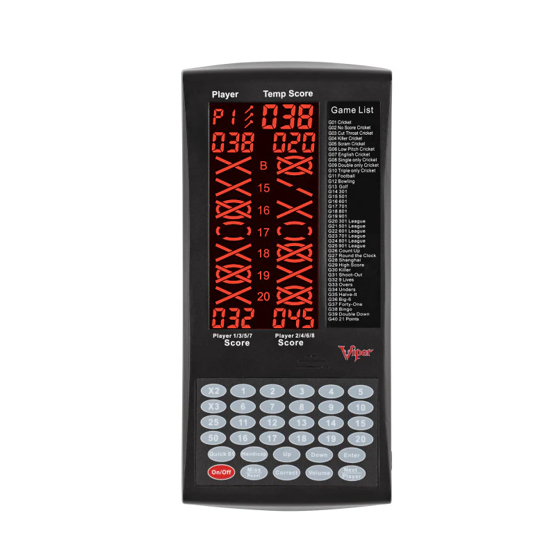 Viper ProScore Electronic Dart Scorer - Black - Image 2