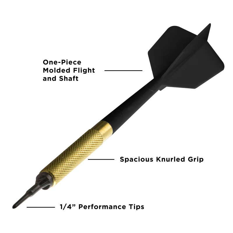 Viper Commercial Brass Bar Darts - Bag of 45 - Black - Image 5