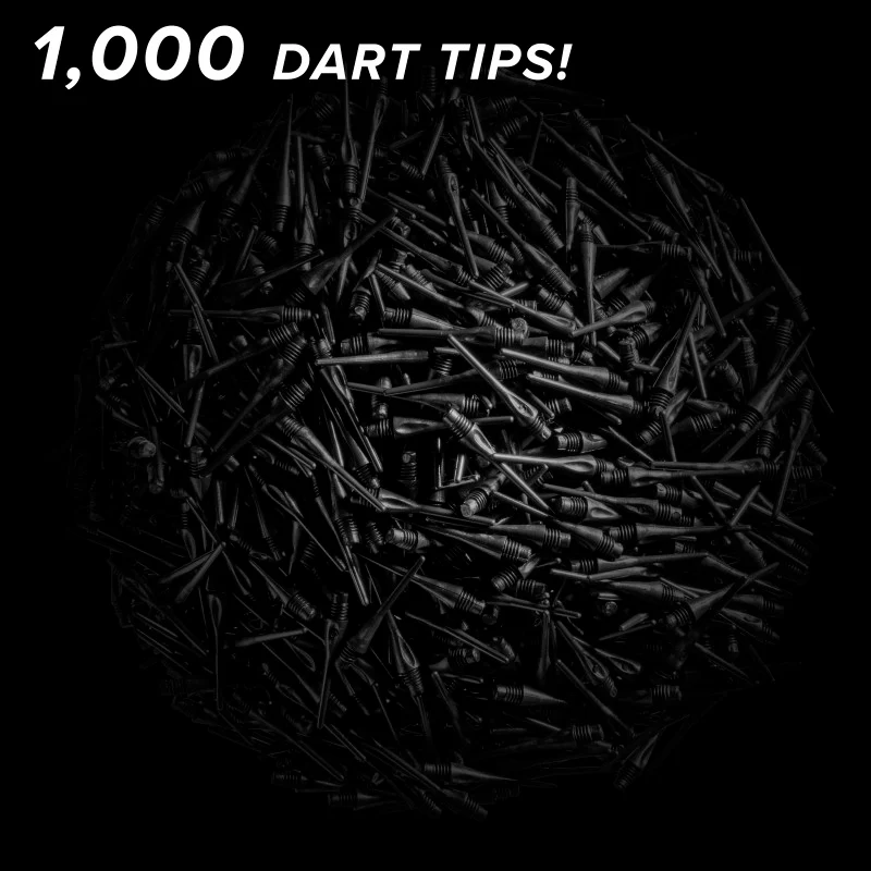 Viper Diamond Tips 2BA Black 1000Ct Soft Dart Tips - Image 2