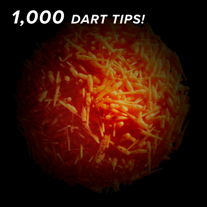 Viper Tufflex Tips III 2BA Orange 1000Ct Soft Dart Tips - Image 2
