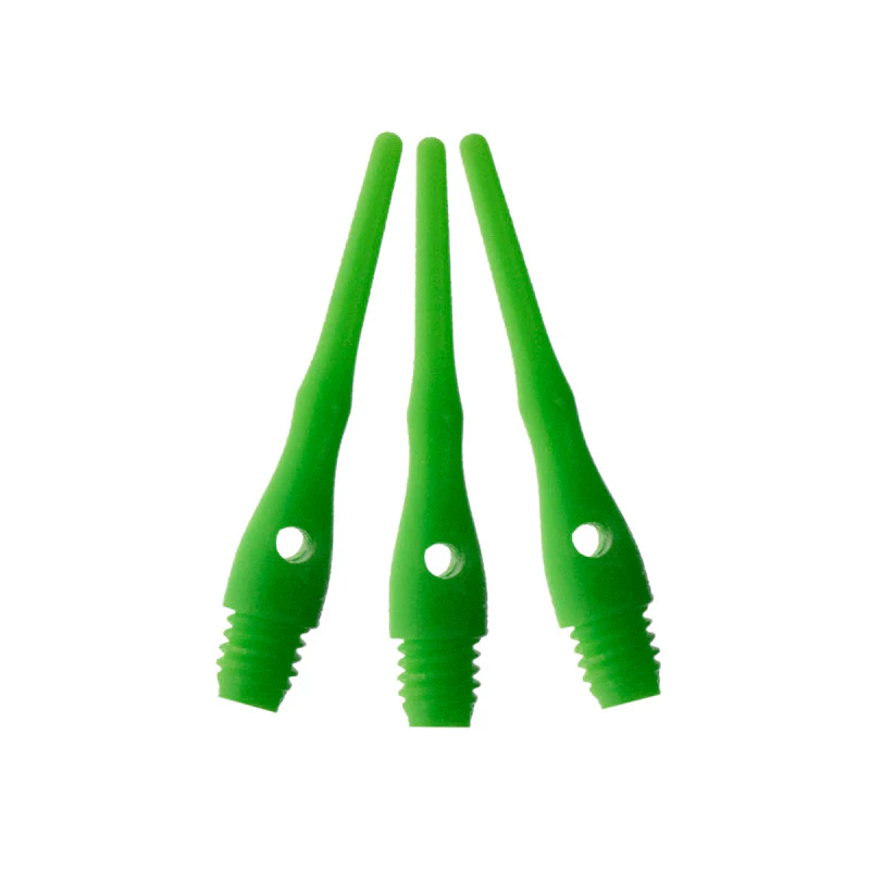 Viper Tufflex Tips III 2BA Green 1000Ct Soft Dart Tips - Image 8
