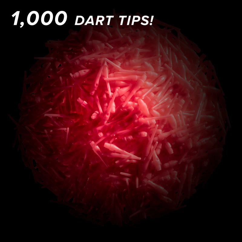Viper Tufflex Tips III 2BA Pink 1000Ct Soft Dart Tips - Image 2