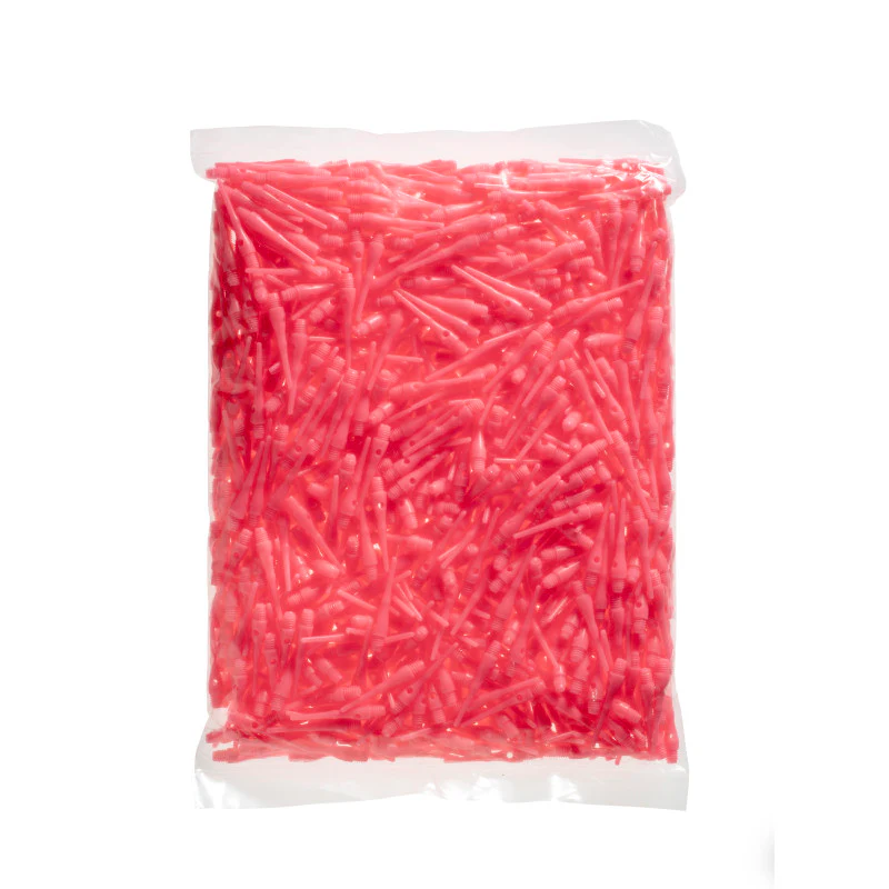 Viper Tufflex Tips III 2BA Pink 1000Ct Soft Dart Tips - Image 4