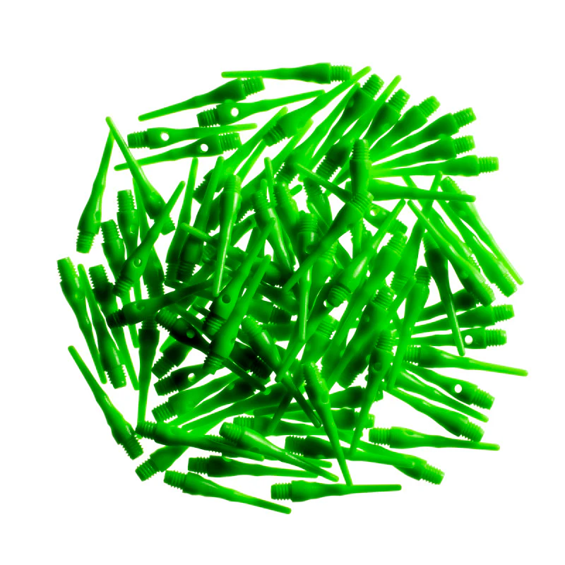 Viper Tufflex Tips III 2BA Neon Green 100Ct Soft Dart Tips - Image 7