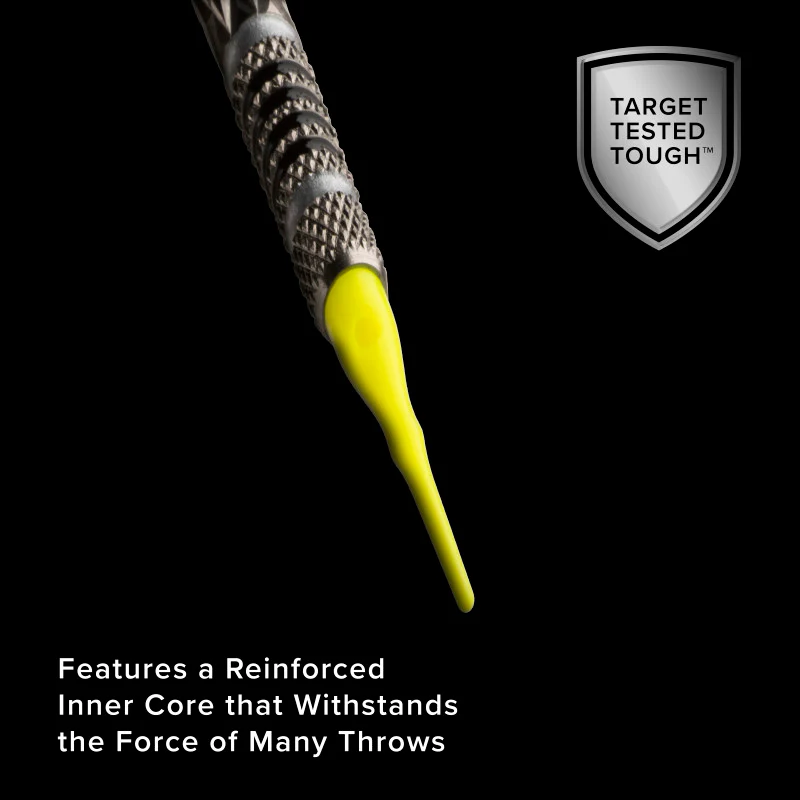 Viper Tufflex Tips III 2BA Neon Yellow 100Ct Soft Dart Tips - Image 5