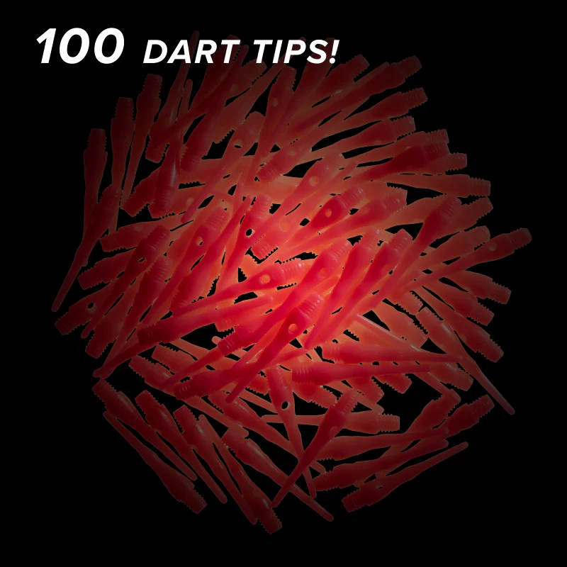 Viper Tufflex Tips III 2BA Neon Pink 100Ct Soft Dart Tips - Image 2