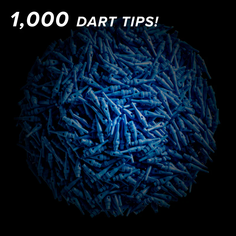 Viper Tufflex Tips SS 2BA Blue 1000Ct Soft Dart Tips - Image 2