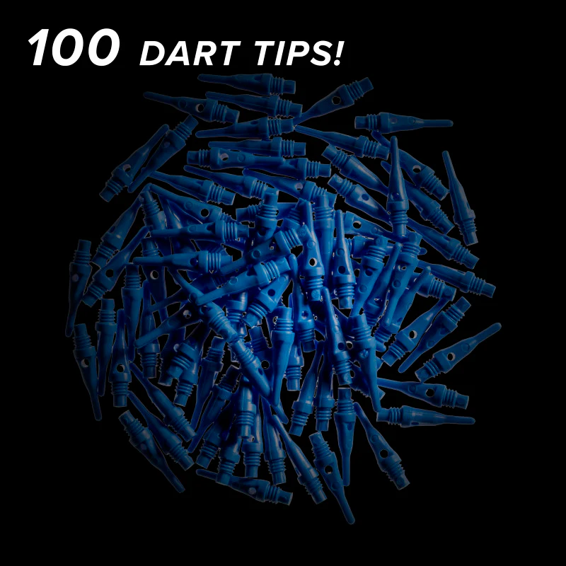 Viper Tufflex Tips SS 2BA Blue 100Ct Soft Dart Tips - Image 2