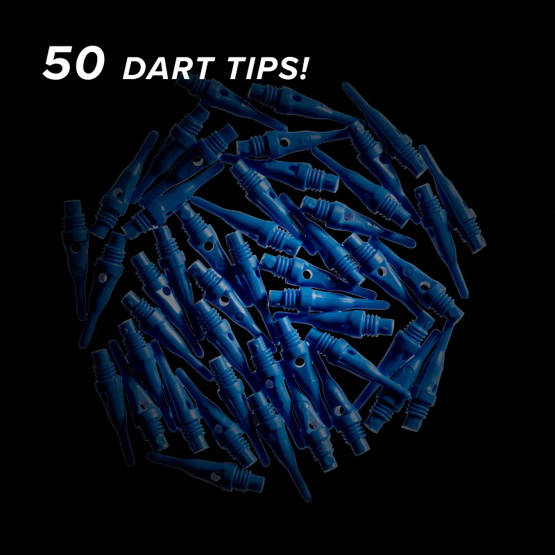 Viper Tufflex Tips SS 2BA Blue 50Ct Soft Dart Tips - Image 2