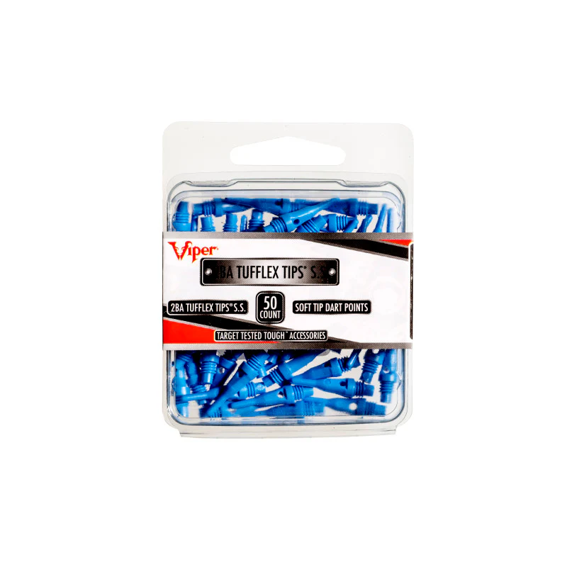 Viper Tufflex Tips SS 2BA Blue 50Ct Soft Dart Tips - Image 4