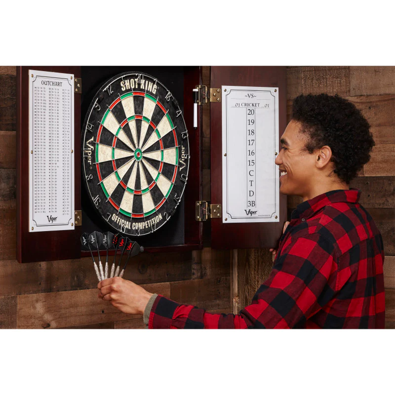 Viper Hudson Dartboard Cabinet Mahogany - Image 12