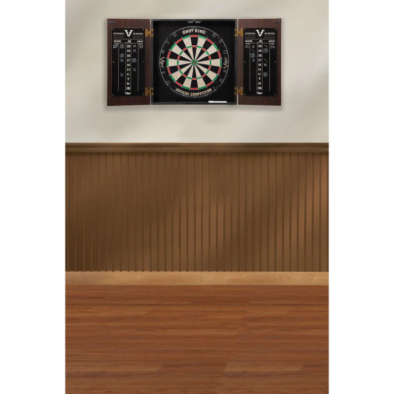 Viper Stadium Dartboard Cabinet with Shot King Sisal Dartboard - Image 9