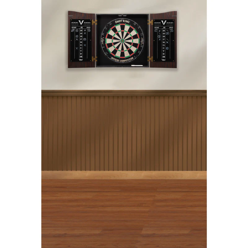 Viper Vault Dartboard Cabinet with Shot King Sisal Dartboard - Image 9