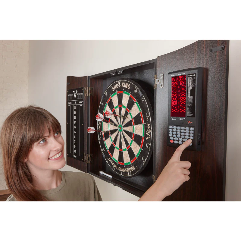 Viper Vault Deluxe Dartboard Cabinet with Pro Score - Image 15