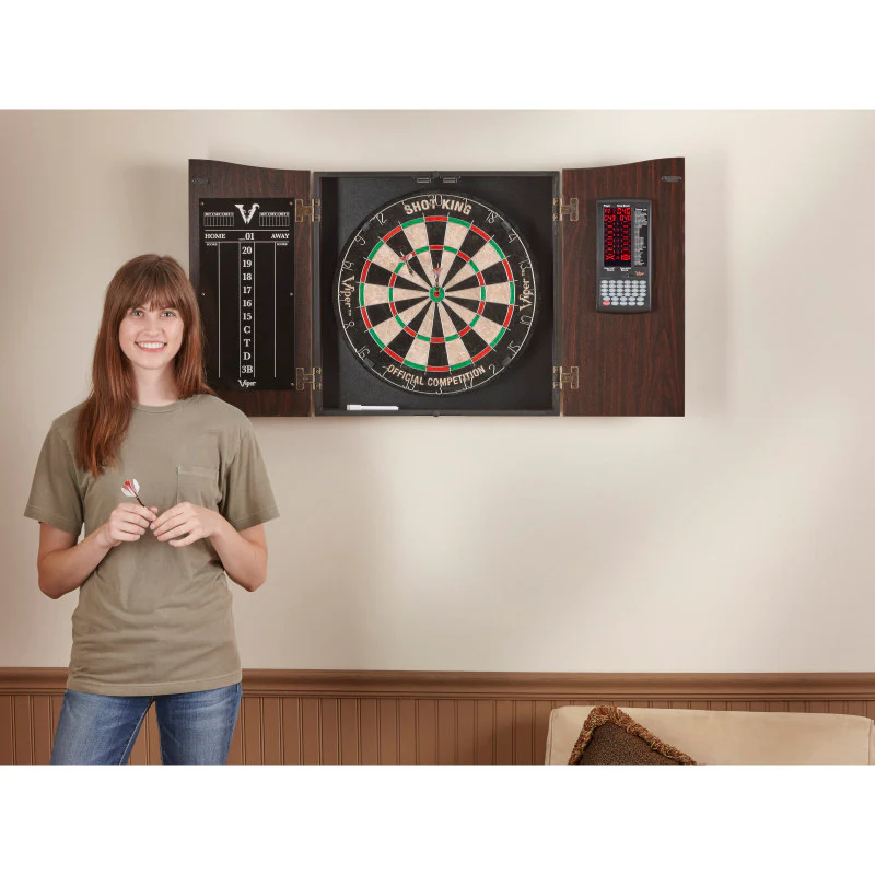 Viper Vault Deluxe Dartboard Cabinet with Pro Score - Image 16