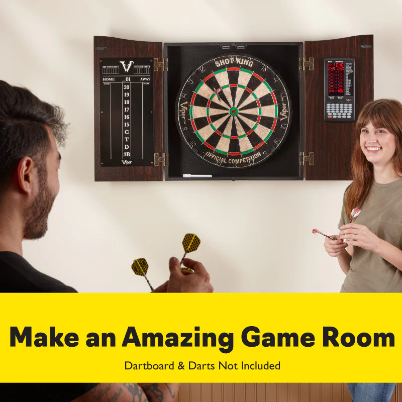 Viper Vault Deluxe Dartboard Cabinet with Pro Score - Image 2