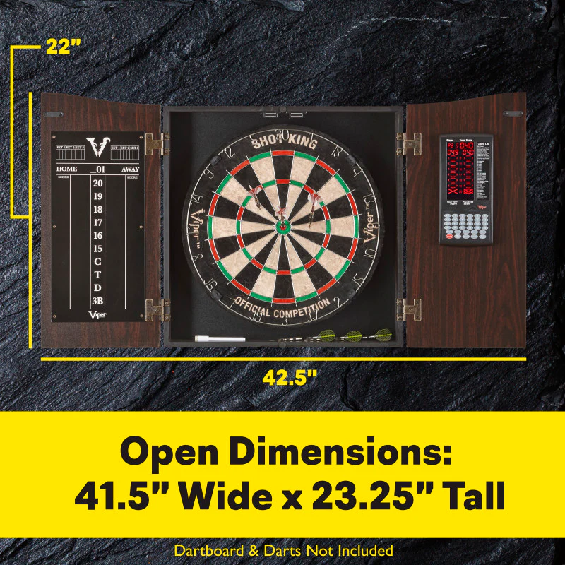 Viper Vault Deluxe Dartboard Cabinet with Pro Score - Image 5