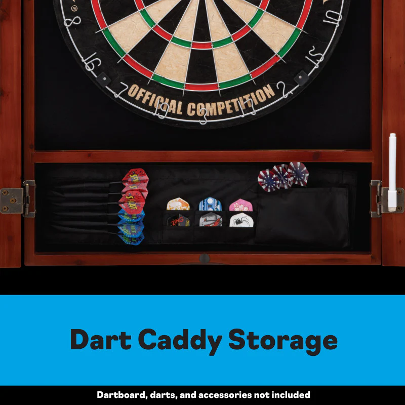 Viper Metropolitan Cinnamon Steel Tip Dartboard Cabinet - Image 3