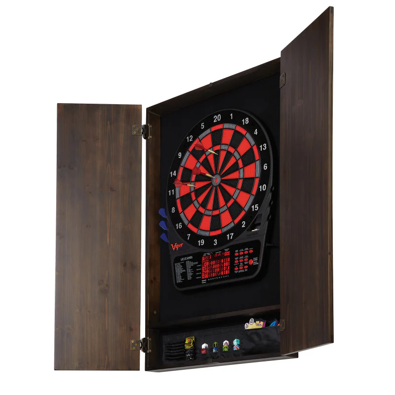 Viper Metropolitan Espresso Soft Tip Dartboard Cabinet - Image 2
