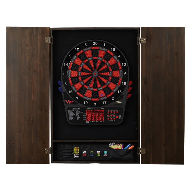 Viper Metropolitan Espresso Soft Tip Dartboard Cabinet - Image 7