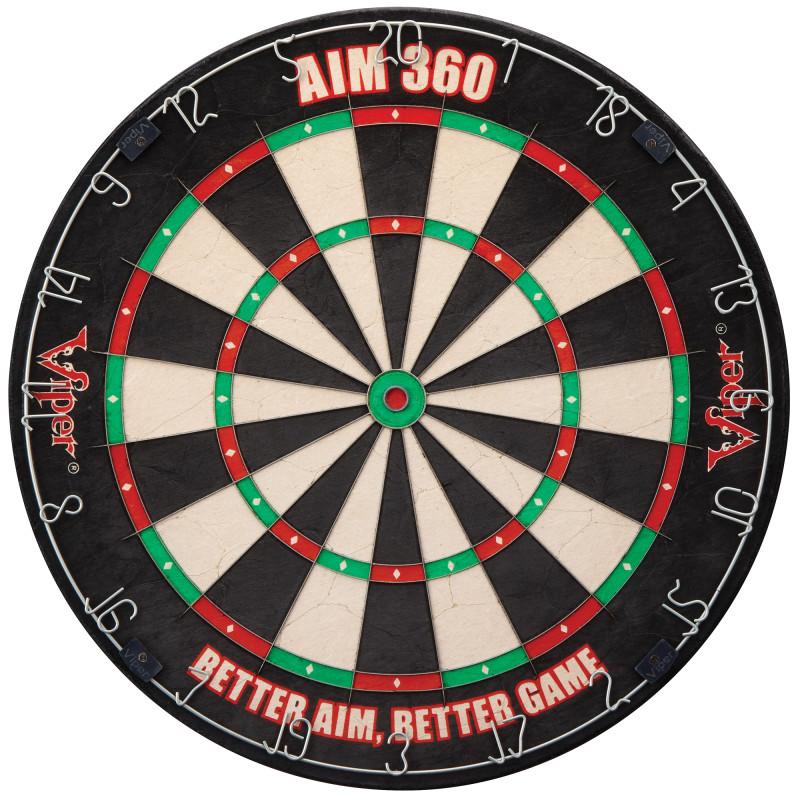 Viper Vault Deluxe Dartboard Cabinet with Built-In Pro Score, AIM 360 Dartboard, Laser Throw Line, and Shadow Buster Light - Image 3