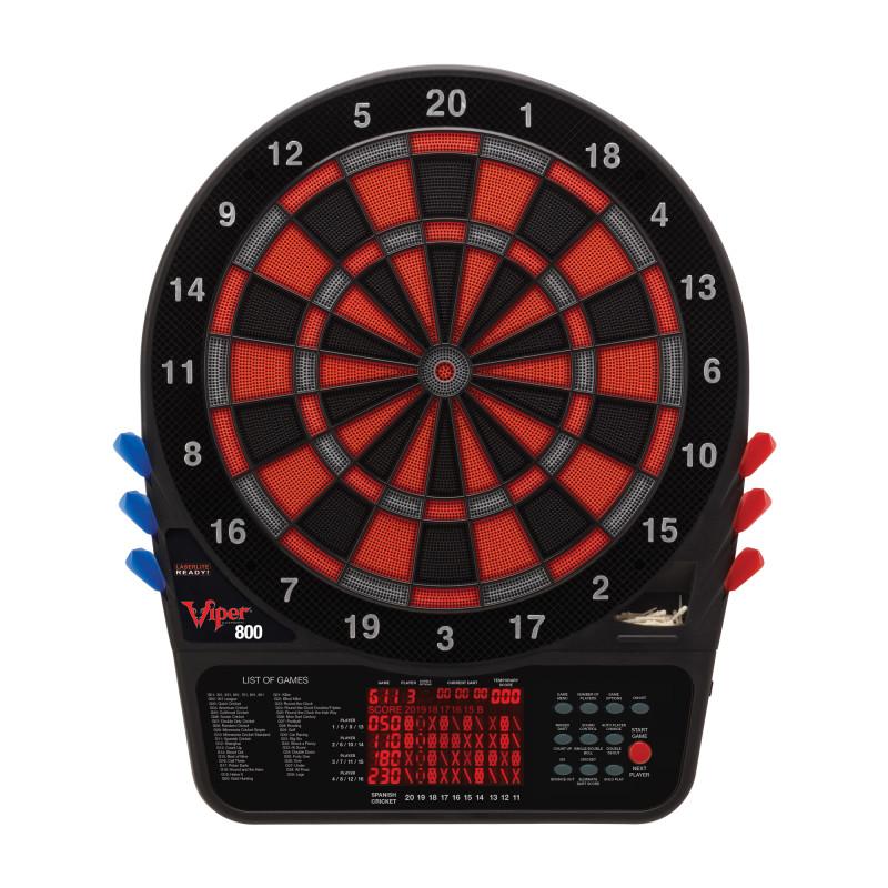 Viper 800 Electronic Dartboard, Metropolitan Cinnamon Cabinet, Laser Throw Line & Shadow Buster Dartboard Light Bundle - Image 5