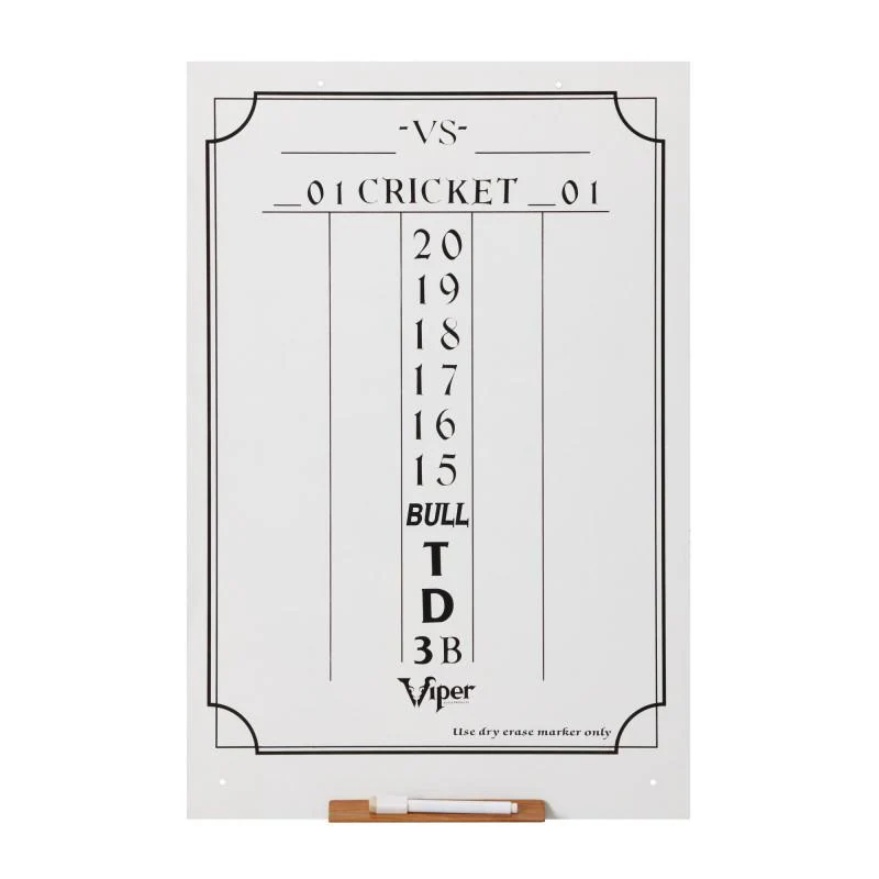 Viper Large Cricket Dry Erase Scoreboard - Image 2