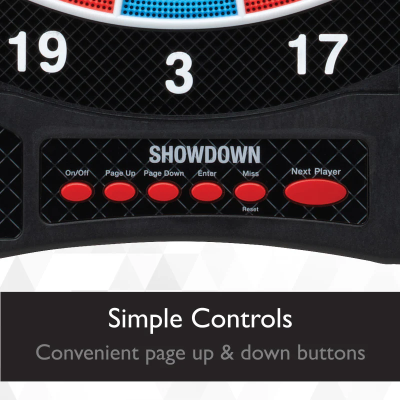 Viper Showdown Electronic Dartboard, 15.5" Regulation Target - Image 8