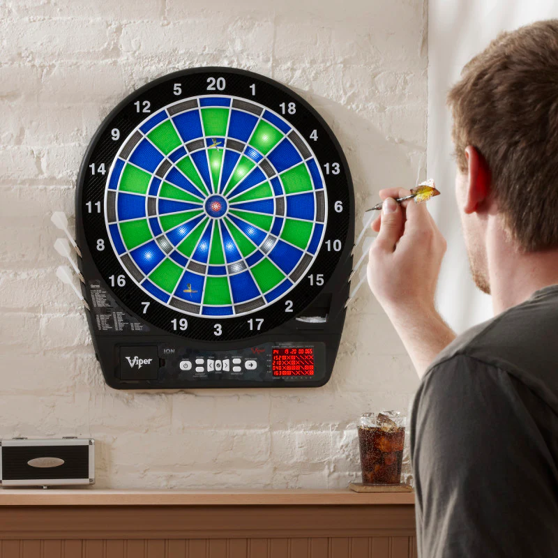 Viper Ion Illuminated Electronic Dartboard, 15.5" Regulation Target - Image 15