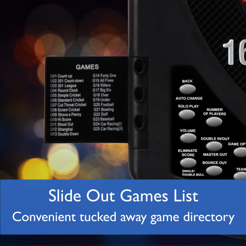 Viper Solar Blast Electronic Dartboard, 15.5" Regulation Target - Image 12